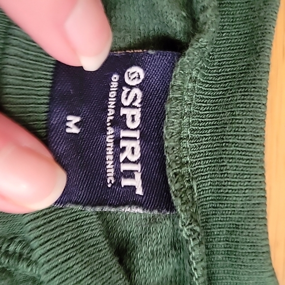 NWOT Womens Size M Long Sl SPIRIT JERSEY Slouchy Fleece Crop Top (Fits Oversize) - Picture 6 of 6